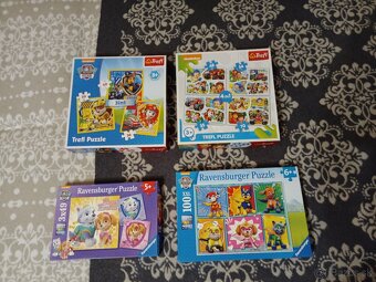 Rôzne puzzle vek 3+,4+,5+,6,7+,8+ - 10