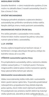 Vajíčko Cybex Cloud Z i-Size 13kg + otočná základňa Cybex - 10