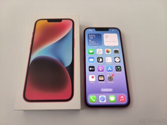 apple iphone 14 256gb Red / Batéria 100% - 10