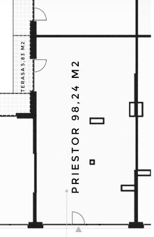 Obchodný Priestor - 98m2, RNDZ - 10