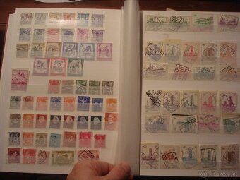 60 str. album A4 + 1300 rôznych známok Nemecko Európa Svet - 10