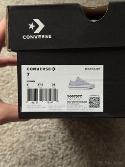 Converse Chuck Taylor All Star Lift Ox Low Wolf Grey - 10