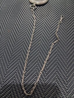 Predám staré strieborné vreckové hodinky - 10