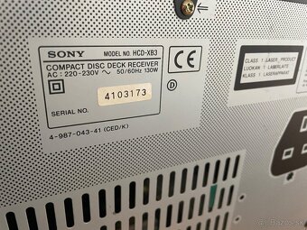Veža Sony XB3 5X CD rádio aux DJ mix - 10