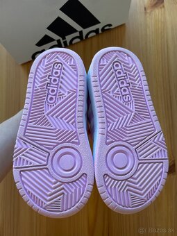 Fialovo-biele tenisky Adidas - 10