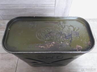 USA QMC jerrycan vojenský kanister Wheeling 1943 WW2 - 10