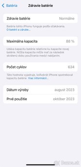 iPhone 15 128GB Black + ZÁRUKA + DARČEK - 10