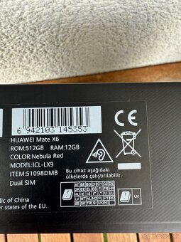 Huawei Mate X6 Nebula Red 512Gb/12Gb - 10