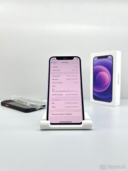 iPhone 12 MINI PURPLE NOVÁ BATÉRIA 100% ZDRAVIE - 10