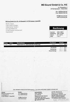 Aktívny subwoofer Klipsch SW 110 - 10