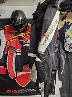 Textilné nohavice s kožou Komine L /52 - 10