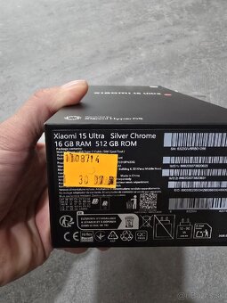 PREDÁM XIAOMI 15 ULTRA 16/512GB Silver Chrome/VÝMENA - 10