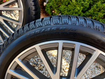 4-originál obute alu 5x112 R18 Mercedes 7.5J ET49-225/45 r18 - 10