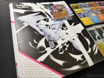 Pokemón Reshiram Album + 19x Vzácne Karty s EX + Darčeky - 10