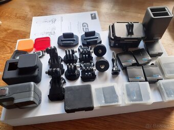 GoPro HERO5 Black + Gimbal Feiyu Tech G5 + 10ks baterii, atd - 10