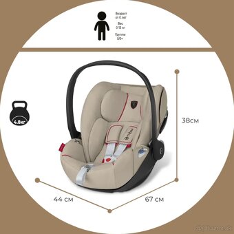 Predám cybex cloud Z2 + vajičko cybex Ferrari - 10