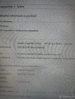 15,6" notebook Fujitsu Lifebook AH530 / 4GB/128GB TOP stav - 10