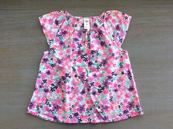 nové dievčenske tricko s visačkou, velkost 122 - 10