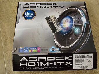 ASROCK H81M-ITX + i5 4460 + 12GB RAM DDR3 - 10
