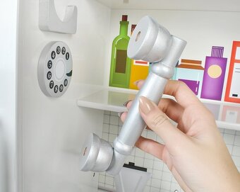 Veľká drevená kuchynka s komplet príslušenstvom - 10