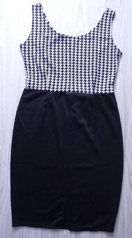 PeeKaBoo Čierno-biele vzorované šaty + crop top - 10