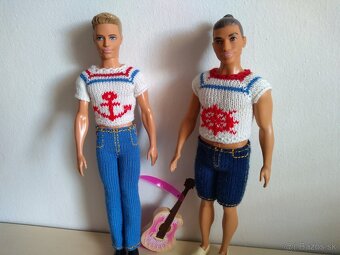 Veľryba slimák delfín tričko pre bábiku Ken barbie bermudy - 10