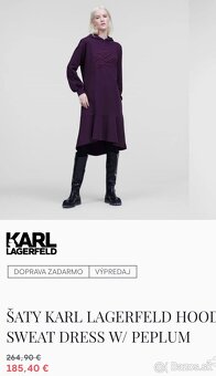 Karl Lagerfeld šaty / mikina M - 10