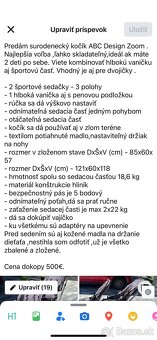 Surodenecky/Dvojicky kočík ABC Design - 10