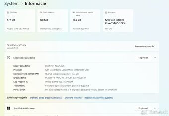 Dell Latitude 5430 i5 1245U/16GB/512GB NVMe - 10