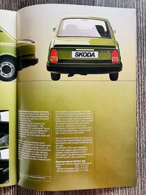 Dobový prospekt Škoda 105 serie ( 198X ) NL " užovka " - 10