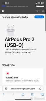 Rezervovane Predám Airpods Pro 2 generacia 2023 USB C - 10