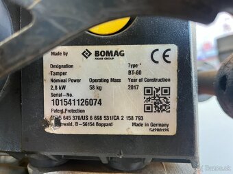 Vibracna zaba, noha, pech Bomag BT 60, Wacker Neuson Atlas - 10