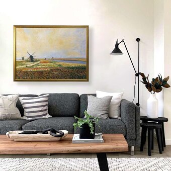 Netherlands / Holandsko – veľký olej na plátne, 118 × 88 cm - 10