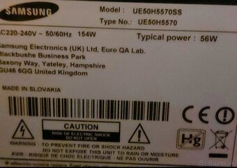 Samsung UE50H5570SS Smart na diely - 10
