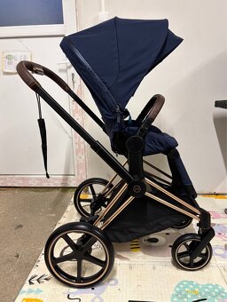 Kočík Cybex Priam Rosegold Nautical Blue - Trojkombinácia - 10