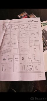 4 dielna sedacia súprava s podnožkou - 10