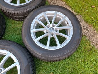 17" ALU orig AUDI 5x112 + zimné 225/60 r17 Pirelli - 10