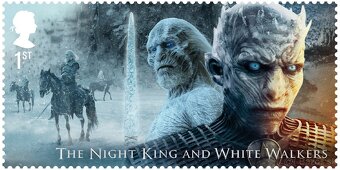 Limitovaná edicia Game of Thrones. Sada 15ks znamky - 10