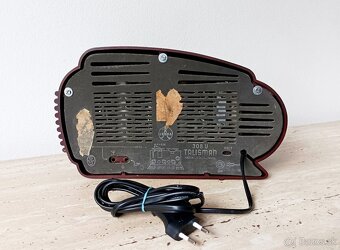 Art Deco starožitné rádio Talisman, krásný stav, funkční - 10