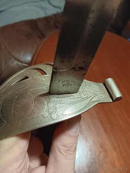 Šabla vz.24,bodak,tesak,dôstojník - 10