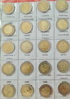 Kompletná zbierka pamätných 2€ mincí - 10
