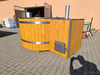 Kúpací nerezový sud,kúpacia Kaďa,jacuzzi,virivka - 10