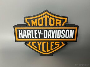 Harley Davidson LED Logo lampa - 10