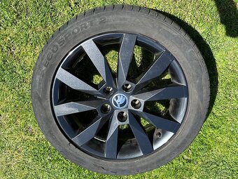 Predám hlinikové disky Skoda Crystal 17" 4x čierne - 10