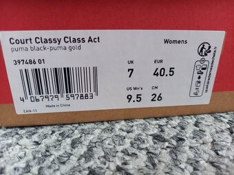 Tenisky PUMA Court Classy Class Act veľ. 40,5 - v záruke - 10