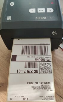 Tlačiareň etikiet Zebra ZD420 ZD 420 DT 203dpi Bluetooth LAN - 10