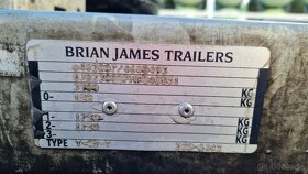 Autoprepravník Brian James Trailers T4 sklopný 3.5t - 10