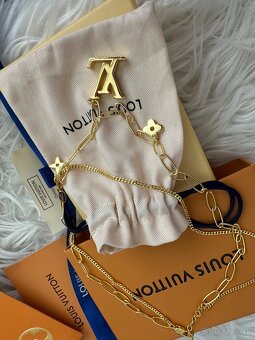 Nový nenoseny nahrdelnik Louis Vuitton dvojitá retiazka - 10
