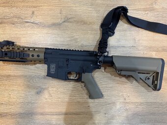 Airsoft M4 zbraň + výbava / army green style - 10
