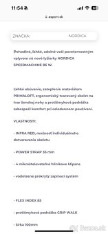 Lyžiarky Nordica Speedmachine 85W/NEPOUZIVANE - 10